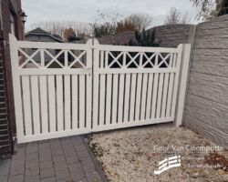 Manuele dubbele draaipoort type : Cottage.
