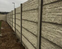 Siermuur model Linea, 2 Meter hoog Naturel.