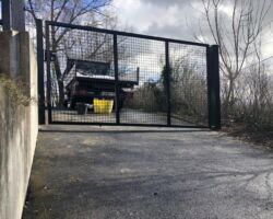 Trapezium tuinpoort. ( Maatwerk ).